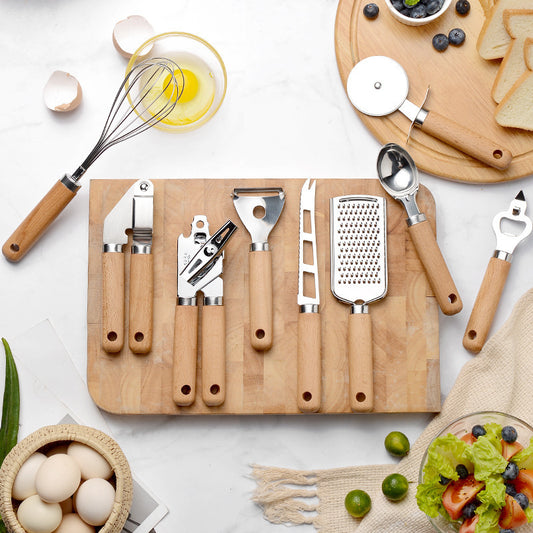 Creative Kitchen Gadget Wooden Handle